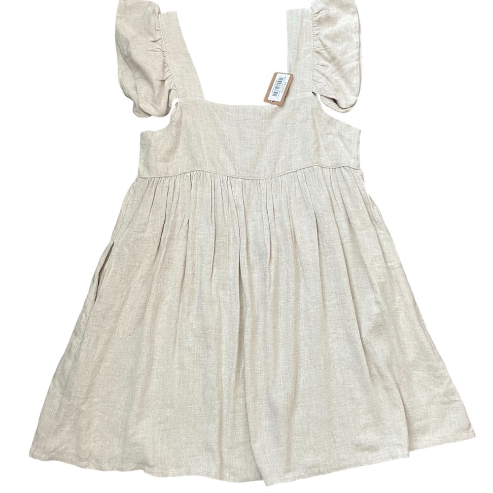 Vestique Natural Linen Dress